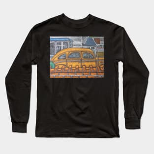 Classic Chrysler and blocky bricks - Seatoun Wellington Long Sleeve T-Shirt